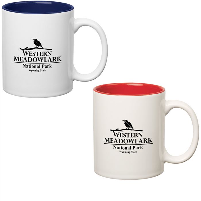 DH7125TT 11 Oz. Two-Tone Stoneware Mug With Custom Imprint